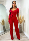 Maddox Jumpsuit Red