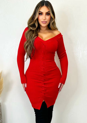 Carli Dress Red