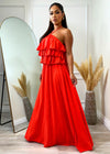 High Hopes Maxi  Dress Orange