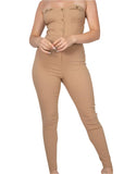 Look At Me Jumpsuit Camel