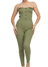 Look At Me Jumpsuit Olive