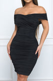 All Eyes On You Dress Black - Fashion Effect Store