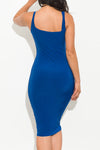 Bethany Midi Dress Royal Blue - Fashion Effect Store