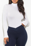 Spice It Up Long Sleeve Top  White - Fashion Effect Store