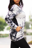 Alissa Sweater/Dress Tie Dye Black/White - Fashion Effect Store
