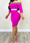 All Eyes On Me Dress Pink - Fashion Effect Store