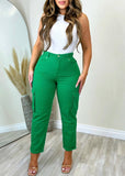 All You Need Cargo Pants Kelly Green - Fashion Effect Store