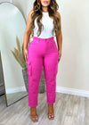 All You Need Cargo Pants Pink - Fashion Effect Store