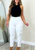 All You Need Cargo Pants White - Fashion Effect Store