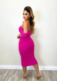 All You Wanted Dress Magenta - Fashion Effect Store