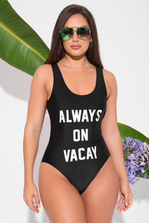 Always On Vacay One Piece Swimsuit
