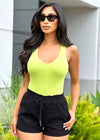 Better On My Own Bodysuit Lime - Fashion Effect Store
