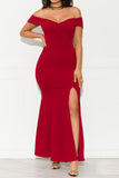 Not Chasing You Maxi Gown Dress Red - Fashion Effect Store