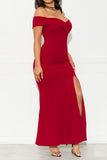 Not Chasing You Maxi Gown Dress Red - Fashion Effect Store