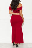 Not Chasing You Maxi Gown Dress Red - Fashion Effect Store