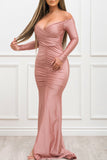 Amazing Grace Dress Mauve - Fashion Effect Store