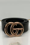 Stuck on You Waist Belt  Black Gold - Fashion Effect Store