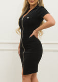 Yurem Denim Dress Black - Fashion Effect Store