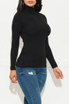 Spice It Up Long Sleeve Top Black - Fashion Effect Store