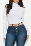 Spice It Up Long Sleeve Top  White - Fashion Effect Store