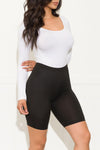 Right On Biker Short Black - Fashion Effect Store