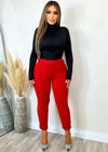 Casual Crush Pants Red - Fashion Effect Store