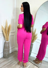 Casual Run Jumpsuit Pink - Fashion Effect Store