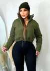 Chill With Me Corduroy Jacket Olive - Fashion Effect Store