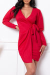 Clarissa Dress Red - Fashion Effect Store
