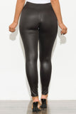 Clarity Faux Leather Leggings Black - Fashion Effect Store