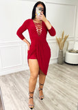 Coco Dress Dress Red - Fashion Effect Store