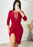 Coco Dress Dress Red - Fashion Effect Store