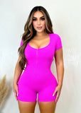Come Over Romper Hot Pink - Fashion Effect Store