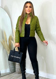 Cozy Days Jacket Green - Fashion Effect Store