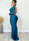 Crazy In Love Dress Teal - Fashion Effect Store