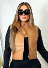Fall For You Vest Brown - Fashion Effect Store