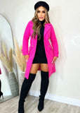 Falling For You Coat Pink - Fashion Effect Store