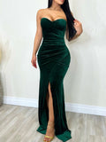 Flawless Beauty Dress Hunter Green - Fashion Effect Store