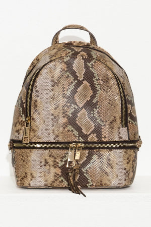 Fresh Take Backpack Snake Print - Fashion Effect Store