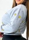 Happy Sweatshirt Gray - Fashion Effect Store