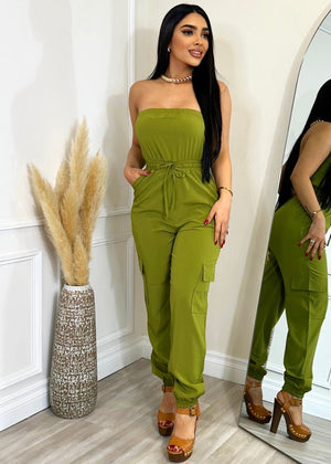 High Standard Jumpsuit Olive - Fashion Effect Store