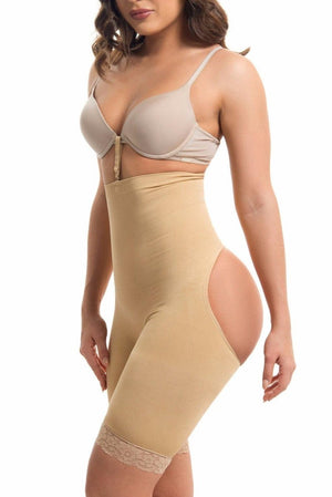High Waisted Body Shaper & Butt Lifter Nude - Fashion Effect Store