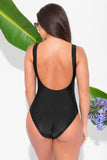 If Lost One Piece Swimsuit Black - Fashion Effect Store