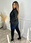 Milena Leather Jacket Black