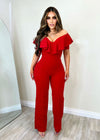 Gigi Jumpsuit Red - Fashion Effect Store