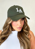 LA Hat Royal Olive