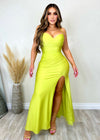 Just Over You Dress Lime