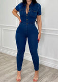 Moenia Denim Jumpsuit - Fashion Effect Store