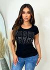 Vogue T Shirt Black