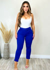 Casual Crush Pants Royal Blue